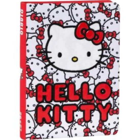 DIARIO 12 MESI 2026/27 IN TESSUTO - HELLO KITTY - DATATO KITTY
