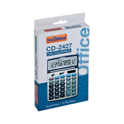 Calcolatrice da tavolo NikOffice CD-2427 - 12 cifre