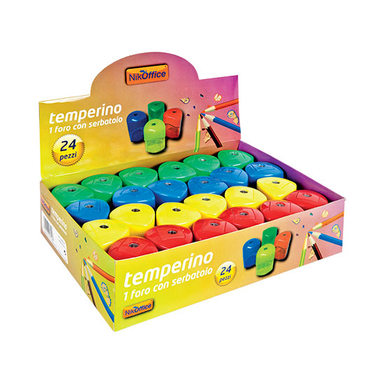 Temperamatite con serbatoio NikOffice - 1 foro