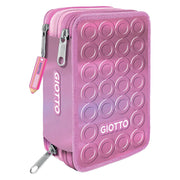 ASTUCCIO 3 ZIP GIOTTO SHINY (18 TURBOCOLOR + 18 STILNOVO + 10 ACCESSORI GIOTTO)