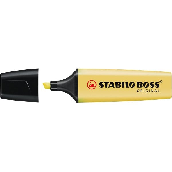 Evidenziatore Stabilo Boss Pastel colore banana - tratto 2-5 mm  - 1 PEZZO