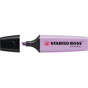 Evidenziatore Stabilo Boss Pastel colore lilla - tratto 2-5 mm  - 1 PEZZO