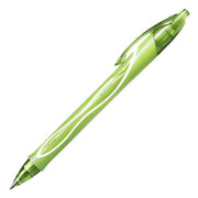 Penna gel a scatto Bic Gelocity Quick Dry Verde Chiaro - tratto 0,30 mm