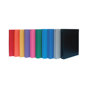 Raccoglitore A4 assortiti NikOffice - 4 anelli 30 mm colore BLU - dorso 3 cm - 26x32 cm - 1 PEZZO