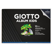 Album disegno nero Giotto Kids (220 gr) - 10 fogli - 21x29,7 cm