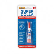 Super Colla Nikoffice 3g trasparente cianoacrilica effetto istantaneo multiuso