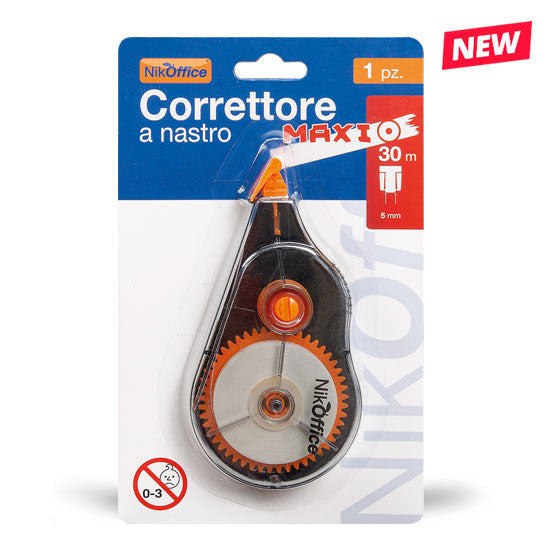 Correttore a nastro Maxi  NikOffice  5mm x 30 metri