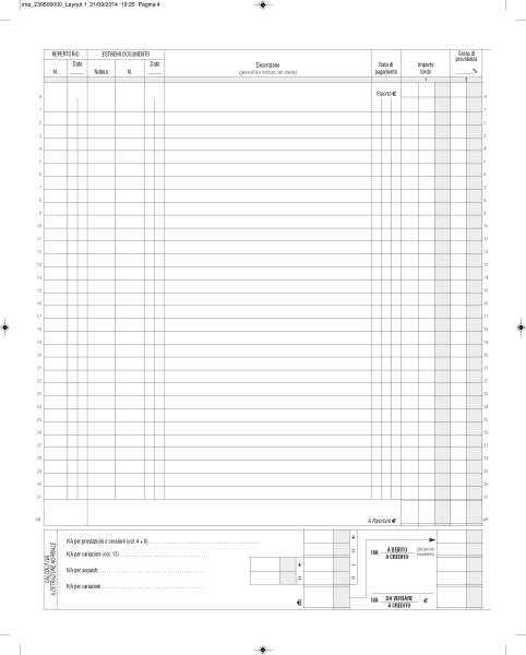 REGISTRO DEGLI ONORARI  MODUL-TIME