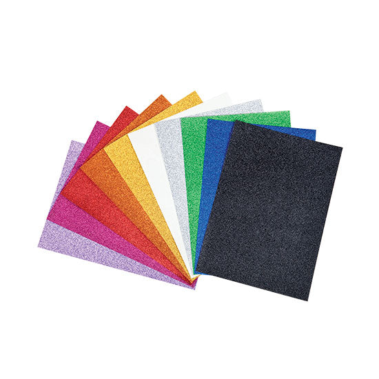 CARTA METAL GLITTER A4 180GR. ASS X10FG. 23NIK136