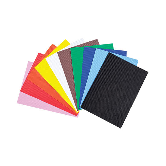 FOGLI ONDA 20X30 10FG ASSORTITI CANNETE NIKOFFICE - 1 CONF.