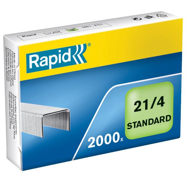 Punti 6/4 per cucitrici Rapid - 2000 punti - 10 conf. da 2000 punti