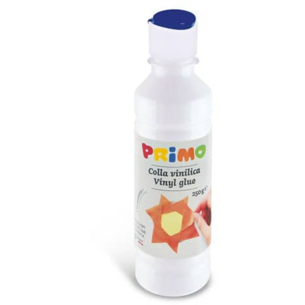 Colla vinilica Primo in bottiglia 250 g con tappo dosatore