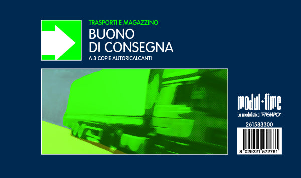 BLOCCO BUONO DI CONSEGNA 3 COPIE AUTORICALCANTI  MODUL-TIME
