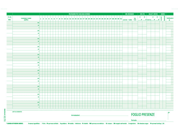 REGISTRO PRESENZE MENSILI  MODUL-TIME