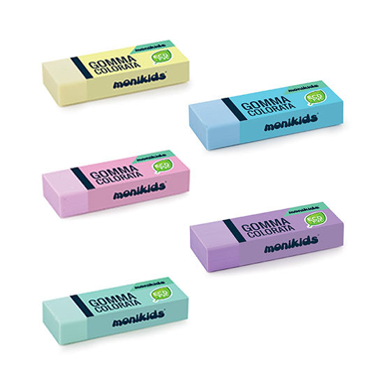 Gomma per cancellare colorata Monokids