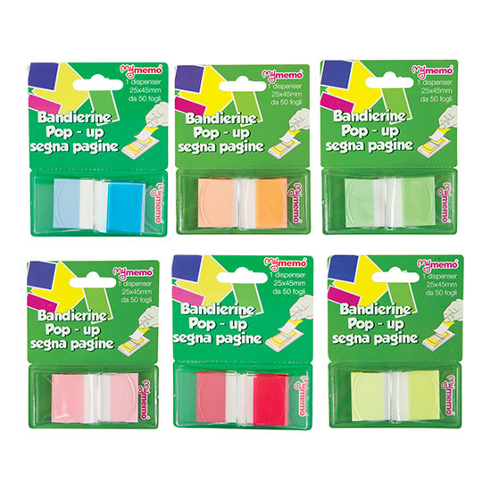 SEGNA PAGINE MY MEMO IN PLASTICA NIKOFFICE