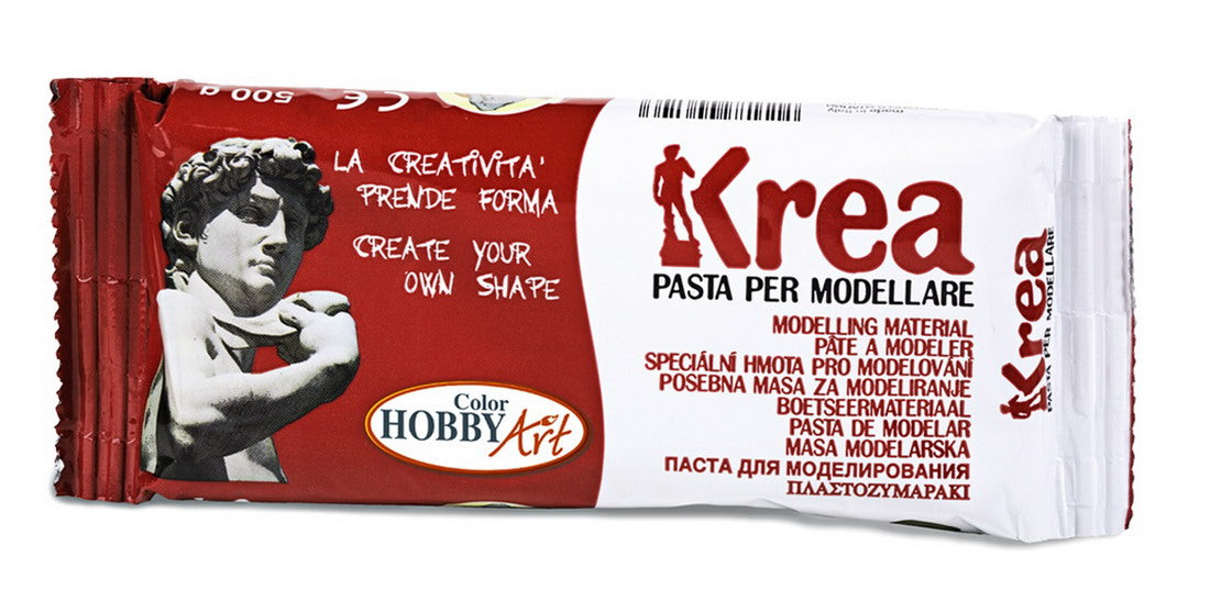 PASTA DA MODELLARE BIANCA 500GR KREA - TOYCOLOR - 1 PEZZO