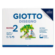 Album disegno 24x33 cm ruvido Giotto Disegno 2 (125 gr) - 20 fogli -