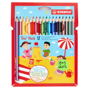 Matita colorata MAXI  STABILO Trio thick 18 pezzi