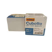 CUBO DI CARTA BIANCO NIKOFFICE 9X9 CM - 1 PEZZO