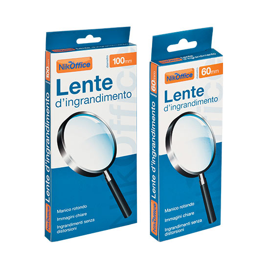 LENTI D’INGRANDIMENTO IN CRISTALLO DIAMETRO 100 MM - NikOffice - 1 pezzo