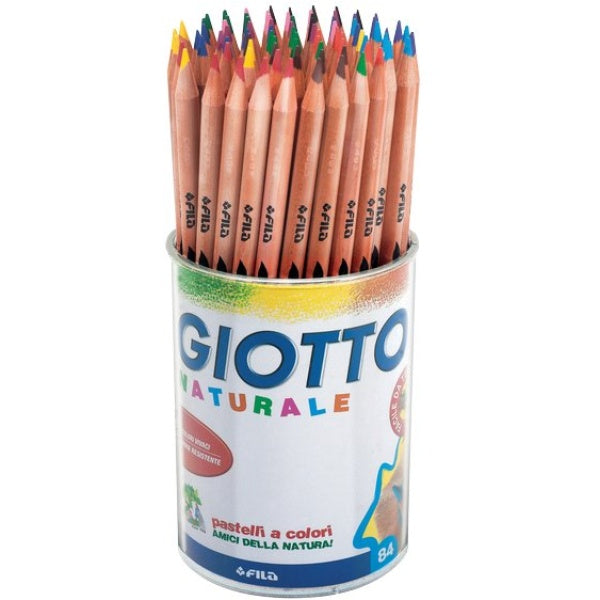Matite colorate Giotto Naturale da 84 pezzi