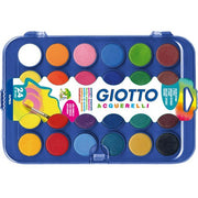 Colori acquerello in 24 colori pastiglie da ø30mm giotto - 1 PEZZO