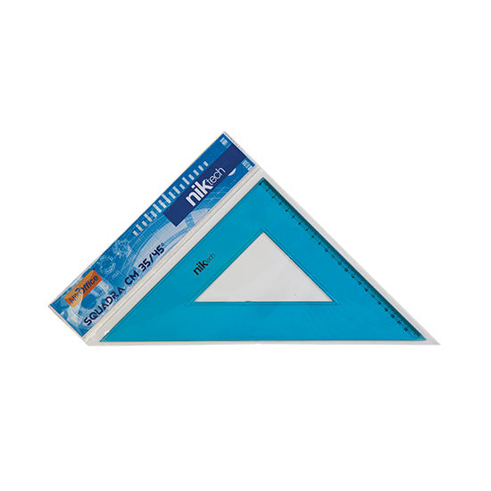 Squadra in plastica 45° 30 cm NikTek