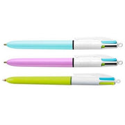 Penna a sfera 4 colori Bic Fun multicolore - tratto 1 mm