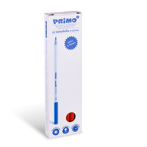 Matite colorate Primo Minabella - ROSSO VERMIGLIONE - mina 3,8 mm