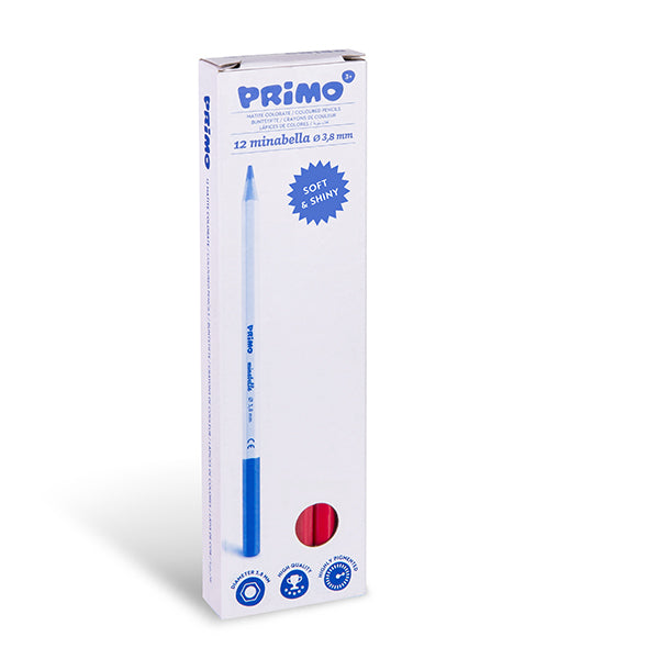 Matite colorate Primo Minabella - ROSSO CARMINIO - mina 3,8 mm