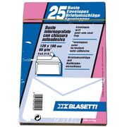 Buste bianche 12x18 cm  Blasetti gommata (70 gr) - conf. 40 pezzi