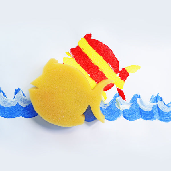 Tempera a dita tessile in vasetto, valigetta multiuso, 6 colori. PRIMO MOROCOLOR