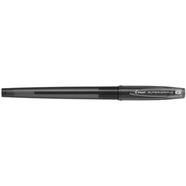 Penna a sfera con cappuccio Pilot Super Grip G nera - tratto 0,22 mm - fusto nero 1 PEZZO