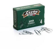 Fermagli graffette Leone Dell'Era grigi - misura 32 mm - 100 pezzi. 1 conf