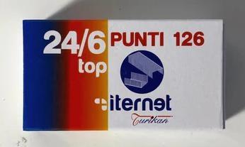 Punti Passo 24/6 per cucitrici ITERNET - 1000 punti - 10 CONF. DA 1000 PUNTI