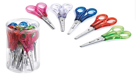 Forbici Collage Centimetrate Punta Arrotondata ITERNET - 1 PEZZO