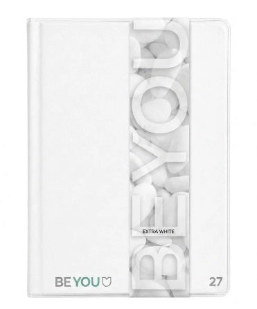 Diario Be You Extra White Easy 2026-2027 Datato 12 Mesi –  12,5 x 16,5 cm - Giochi Preziosi