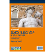 BLOCCO RICEVUTE SANITARIE A5 2 COPIE  DATA UFFICIO DU165470000