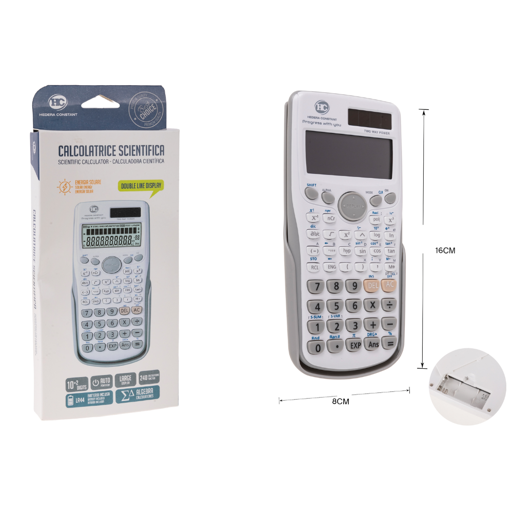 CALCOLATRICE SCIENTIFICA 240 FUNZIONI HC