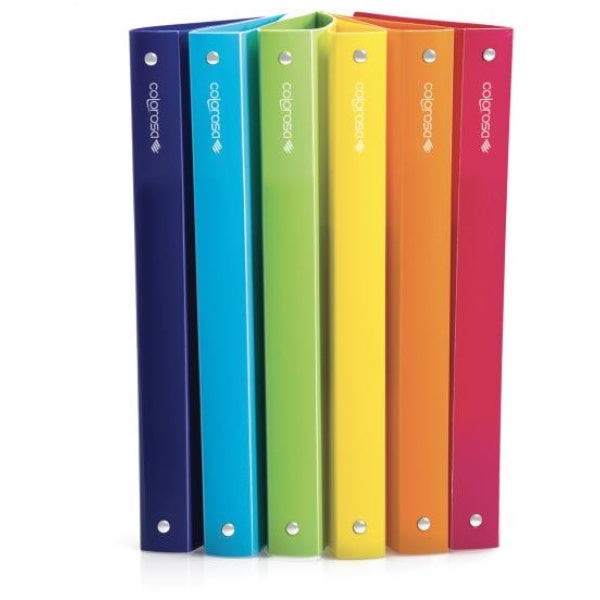 Raccoglitore in PPL A4 assortiti RI.PLAST Colorosa - 4 anelli 15 mm - dorso 2 cm - 24,5x30,7 cm
