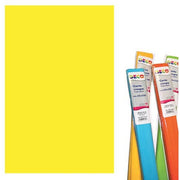 Rotolo di Carta crespa - 50x250 cm - 40 g/m² Deco giallo  1 PEZZO