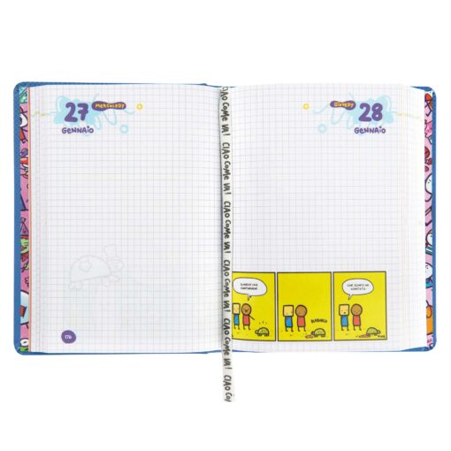 Diario Agenda Medium 16 Mesi 2026/2027 Scomix by Sio – Blu