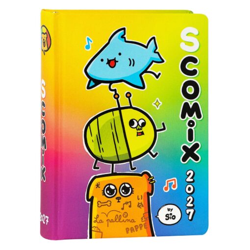 Diario Agenda Medium 16 Mesi 2026/2027 Scomix by Sio – Multicolor
