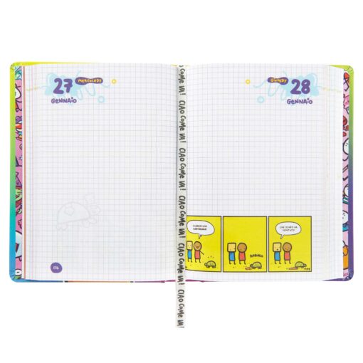 Diario Agenda Medium 16 Mesi 2026/2027 Scomix by Sio – Multicolor