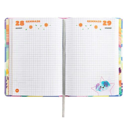 Diario Standard 12 Mesi 2026/2027 Mofu Mofu – Gatto - DATATO