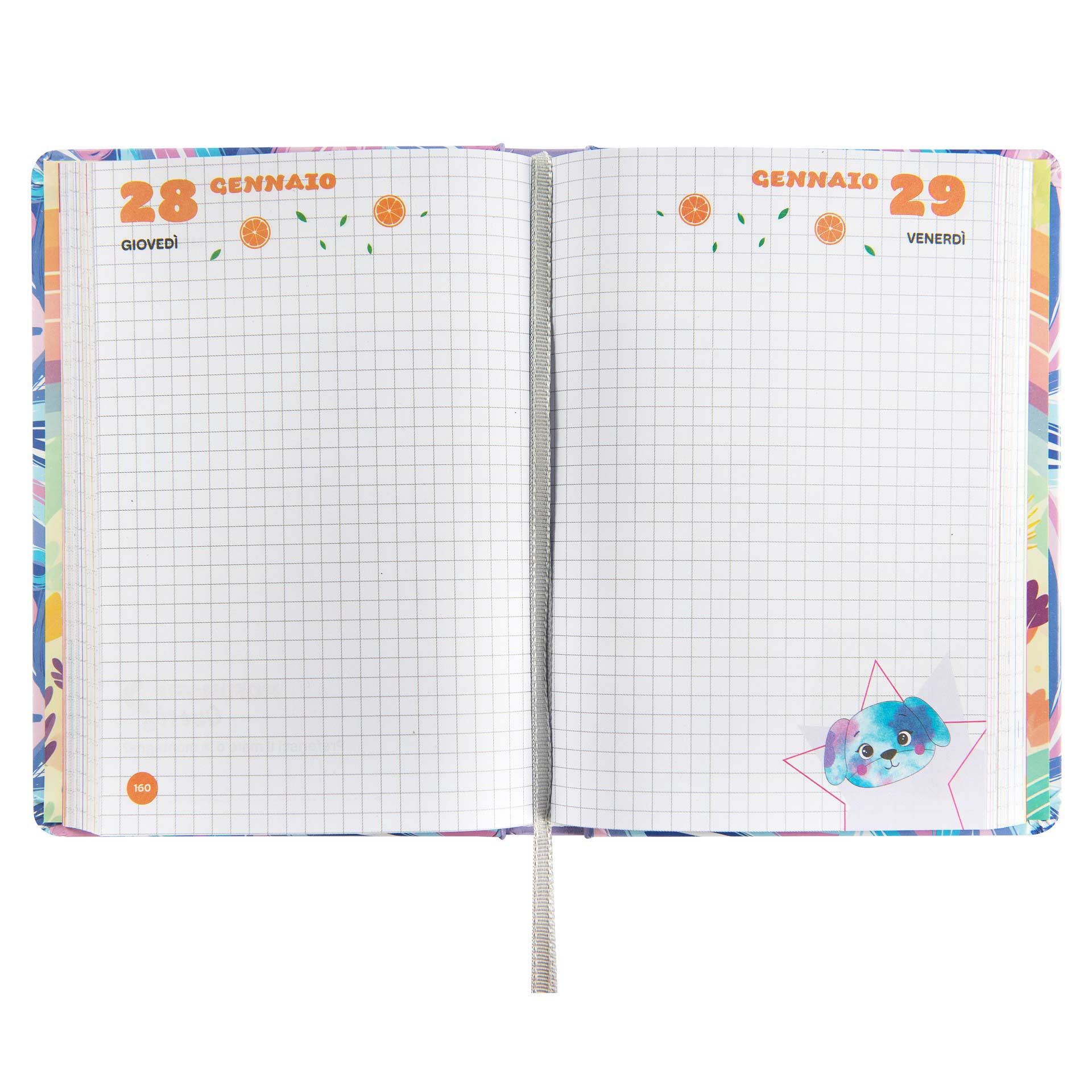 Diario Standard 12 Mesi 2026/2027 Mofu Mofu – Panda - DATATO