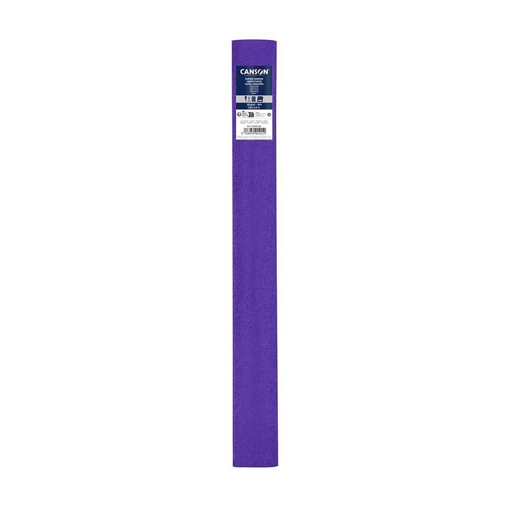 Rotolo di Carta crespa - 50x250 cm - 32 g/m² Canson viola 1 PEZZO