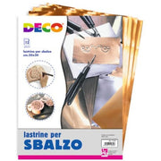 Lastrine in alluminio e rame CWR spessore 1,2 mm misura 30x30- 1 pezzo