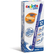 Penne Carioca OOPS cancellabile conf. da 12 pezzi - colore BLU